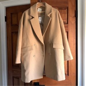 NWT Abercrombie & Fitch Wool blend coat